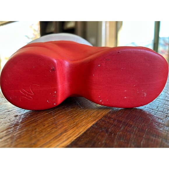 Vintage Ceramic Santa Boot Planter Or Candy Dish - Picture 7 of 11